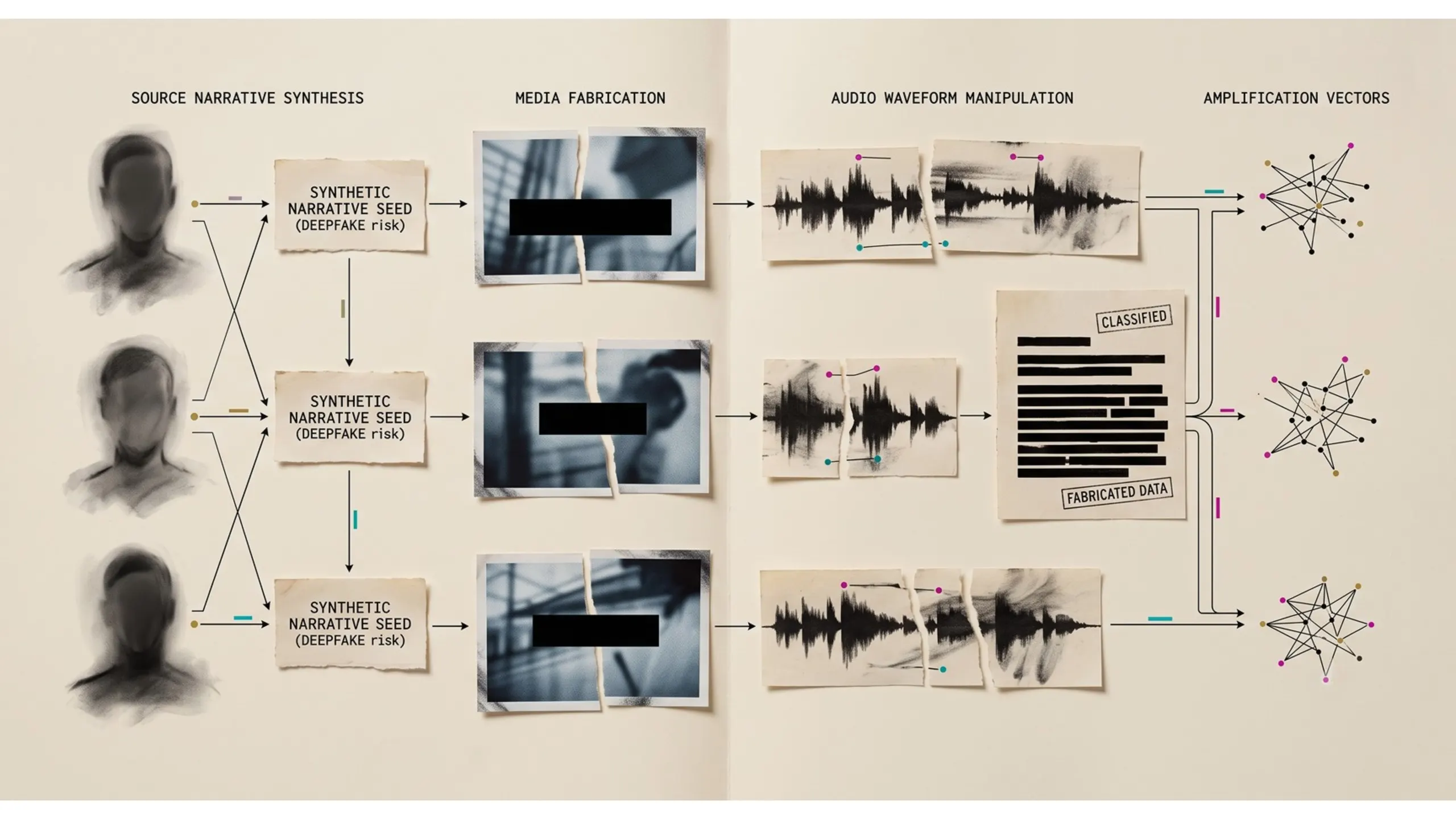Case dossier with intelligence flow visualizations
