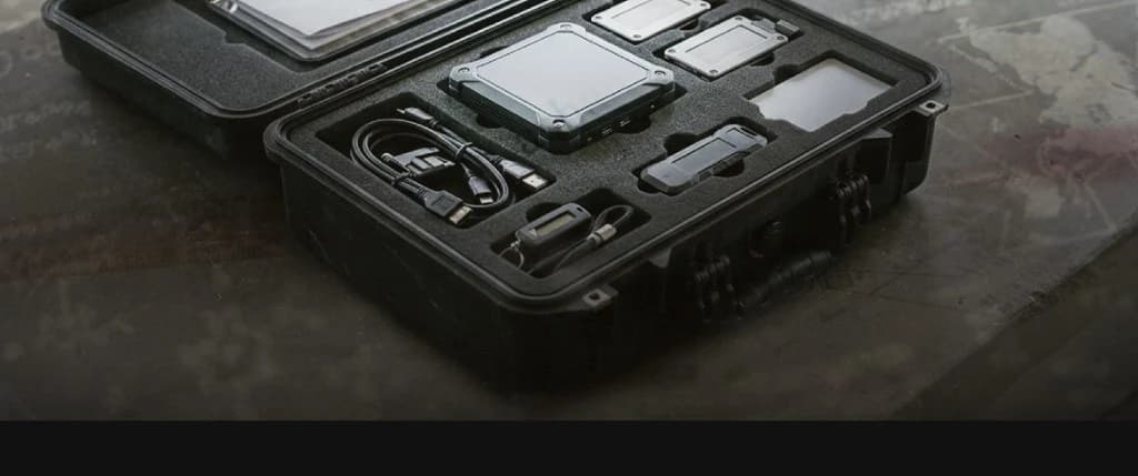 Field kit with ruggedised hardware for digital risk work